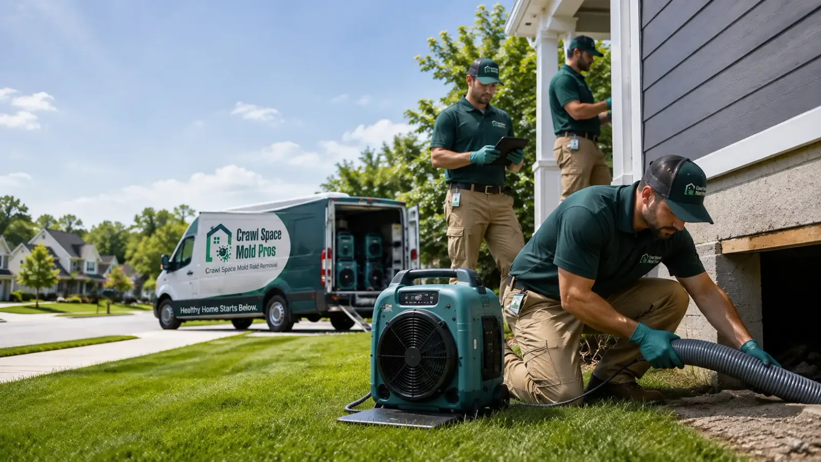 Crawl Space Mold Removal in Rushville, MO